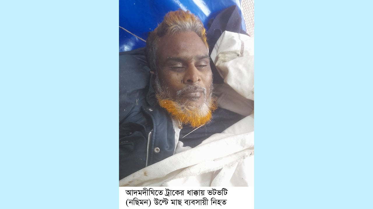 সড়ক দূর্ঘটনায় ভটভটি চালকসহ নিহত ২