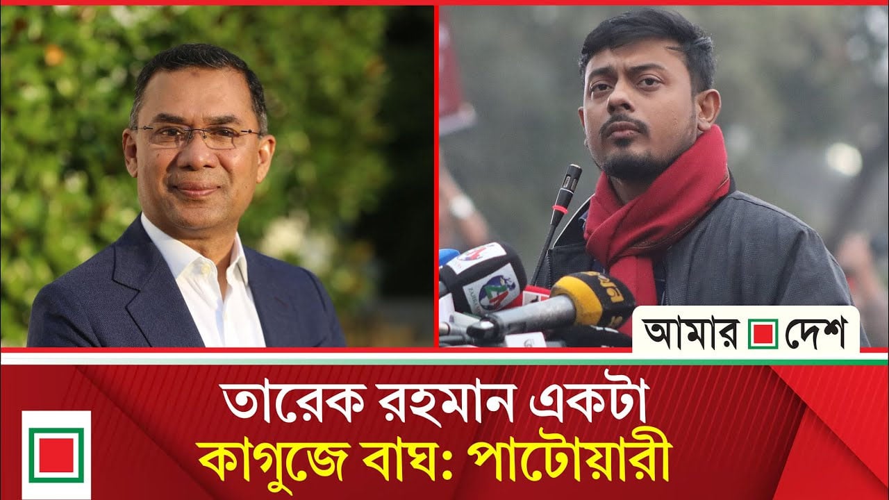 তারেক রহমান একটা বেলুন, সুই দিয়ে একপাশে টোকা দিলে ফুস হয়ে যাবে