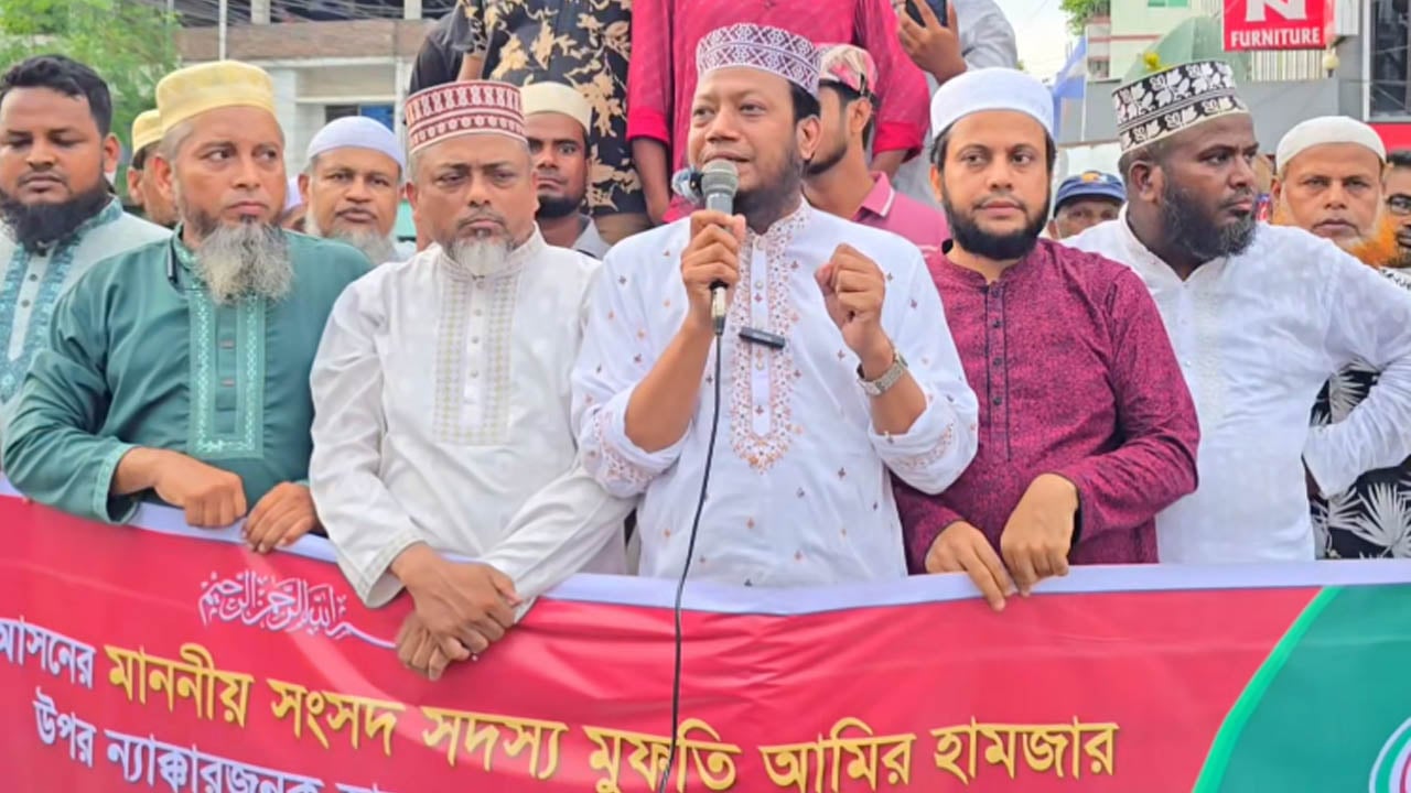 চাঁদাবাজি চলবে না, এখানকার সরকার আমি: আমির হামজা 
