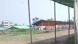 বাহুবলে প্রশাসনের অনুমতি ছাড়াই বাণিজ্য মেলার প্রস্তুতি, আইনশৃঙ্খলা অবনতির আশঙ্কা
