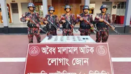 পানছড়ি সীমান্তে নিরাপত্তা জোরদার, বিজিবির অভিযানে অস্ত্র উদ্ধার