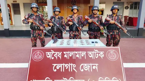 পানছড়ি সীমান্তে নিরাপত্তা জোরদার, বিজিবির অভিযানে অস্ত্র উদ্ধার
