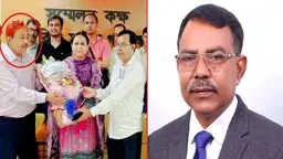 বিএনপির এমপিকে যুবলীগ নেতার ফুলেল শুভেচ্ছা, সাধারণ সম্পাদককে শোকজ