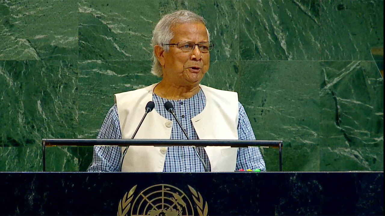 জাতিসংঘ অধিবেশনে যা যা বললেন প্রধান উপদেষ্টা