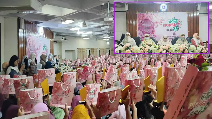 রাবিতে নবীন শিক্ষার্থীদের বরণ করে নিল ইসলামী ছাত্রীসংস্থা
