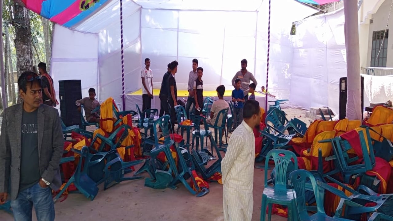 উপদেষ্টা আসার আগেই ব্রিজ উদ্বোধনের অনুষ্ঠান পণ্ড