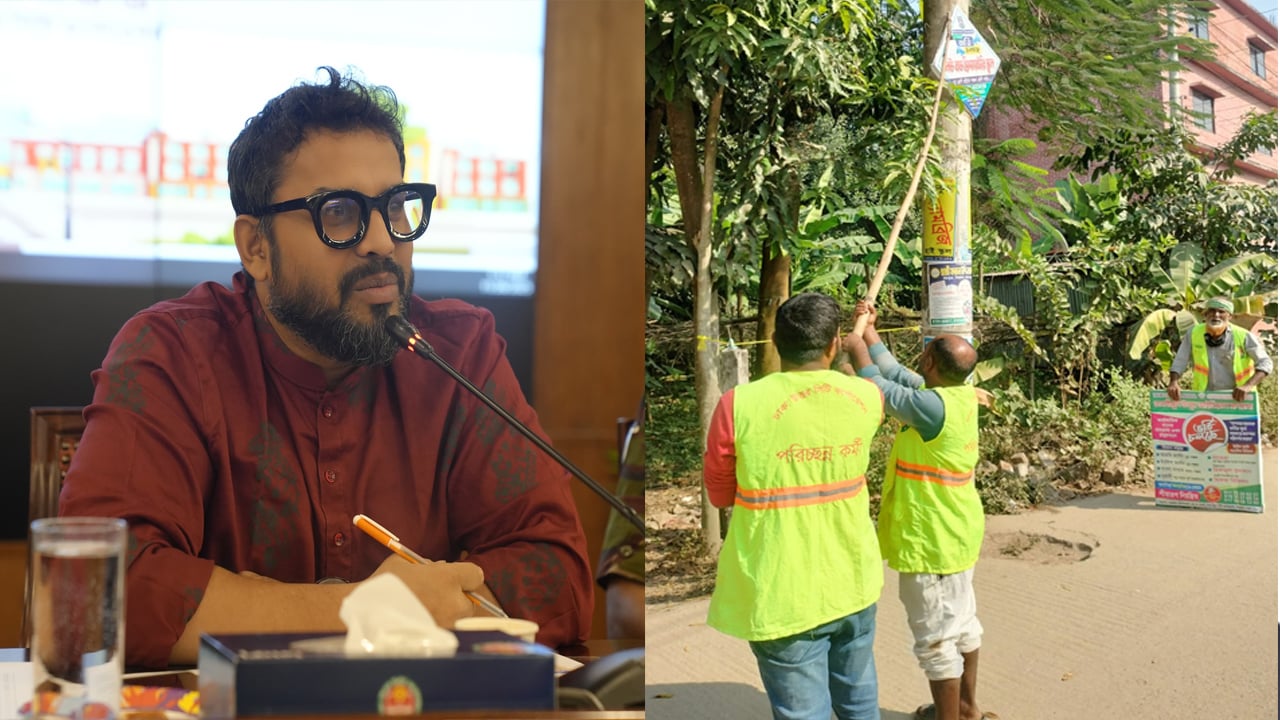 নভেম্বরে ব্যানার-ফেস্টুন, পোস্টার অপসারণের হিসাব দিল ডিএনসিসি