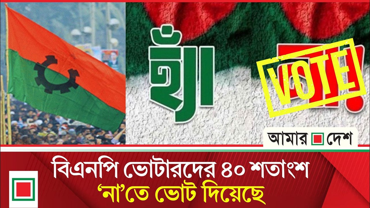 গণভোটে ‘না’ দেন বিএনপির যে সকল ভোটার
