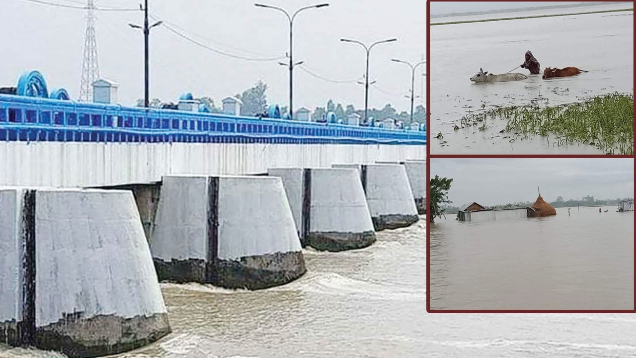 তিস্তার পানি বিপৎসীমার ১৫ সেন্টিমিটার ওপরে, পানিবন্দী ৫ হাজার পরিবার