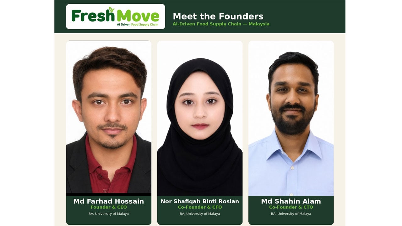 মালয়েশিয়ার কৃষি সরবরাহব্যবস্থা উন্নয়নে এআইভিত্তিক স্টার্টআপ চালু করলেন দুই বাংলাদেশি