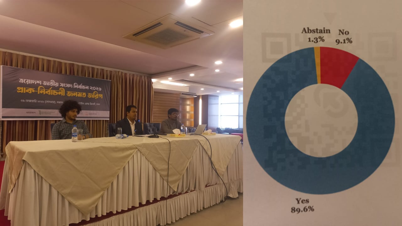গণভোটে প্রায় ৯০ শতাংশ ভোট পেয়ে বিজয়ী হবে ‘হ্যাঁ’