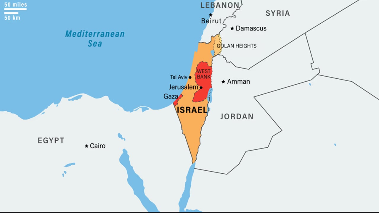 বিশ্বব্যবস্থার কেন্দ্রে ইসরাইল আর প্রান্তে রয়েছে আরব রাষ্ট্রগুলো