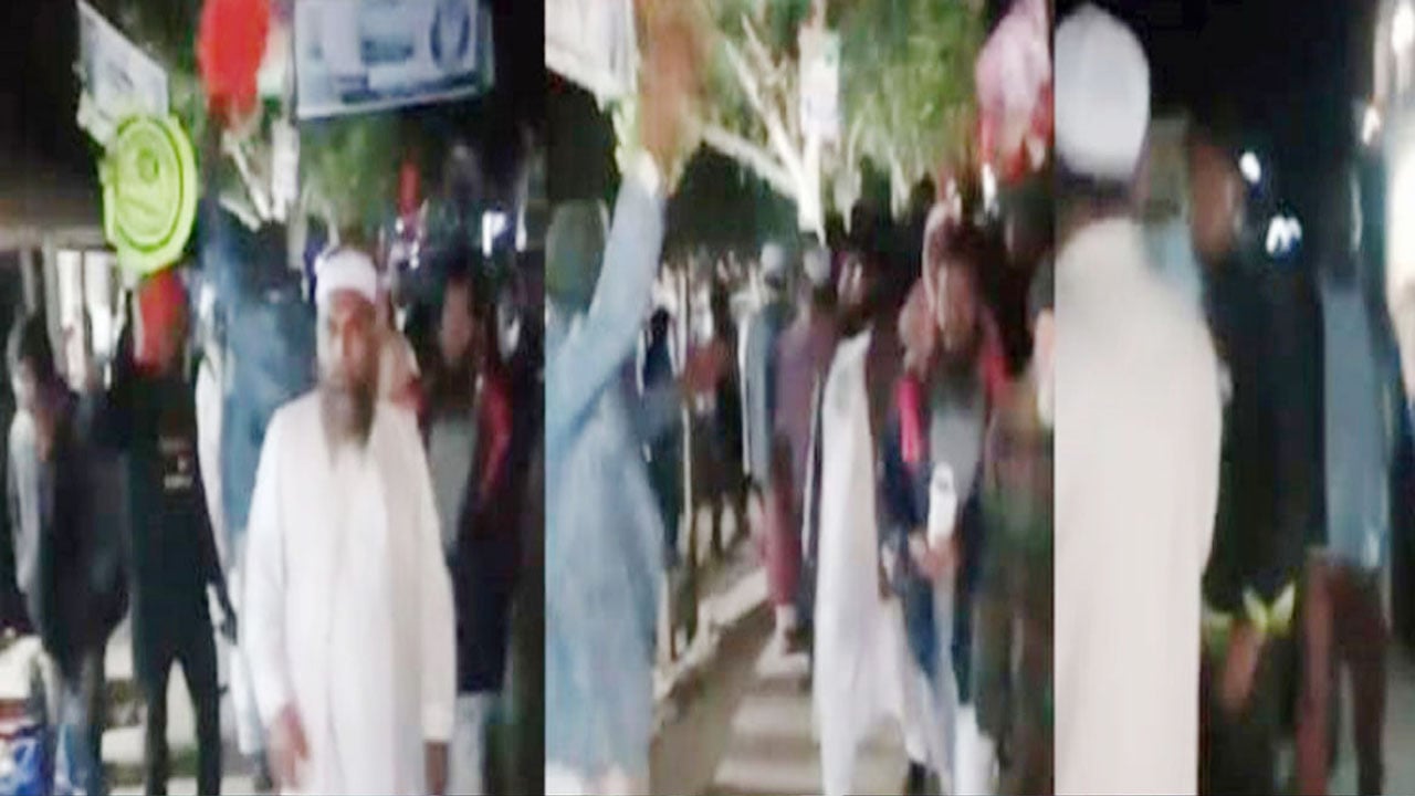 হাতপাখা প্রার্থীর প্রচারে ধানের শীষ সমর্থকদের বাধা