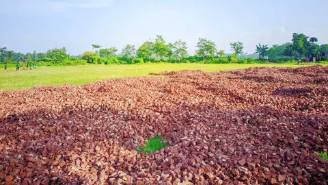 খেলার মাঠ দখল করে ইট-খোয়ার ব্যবসা যুবলীগ নেতার
