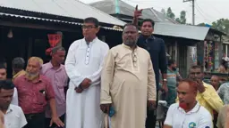 যুবদল নেতার ওপর আ.লীগের হামলা, বিচার দাবিতে বিক্ষোভ মিছিল
