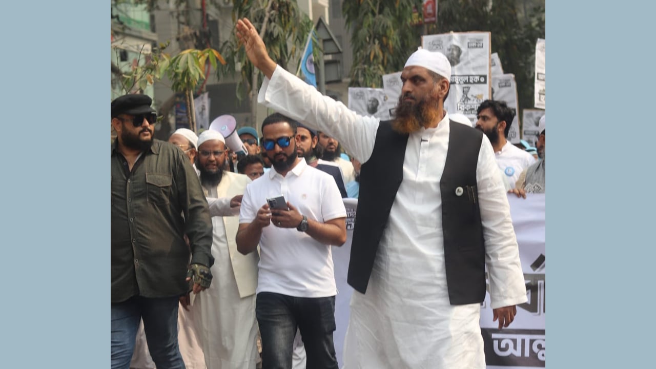 জামায়াত নেতা হত্যাকাণ্ডে, নিন্দা ও বিচার দাবি মামুনুল হকের