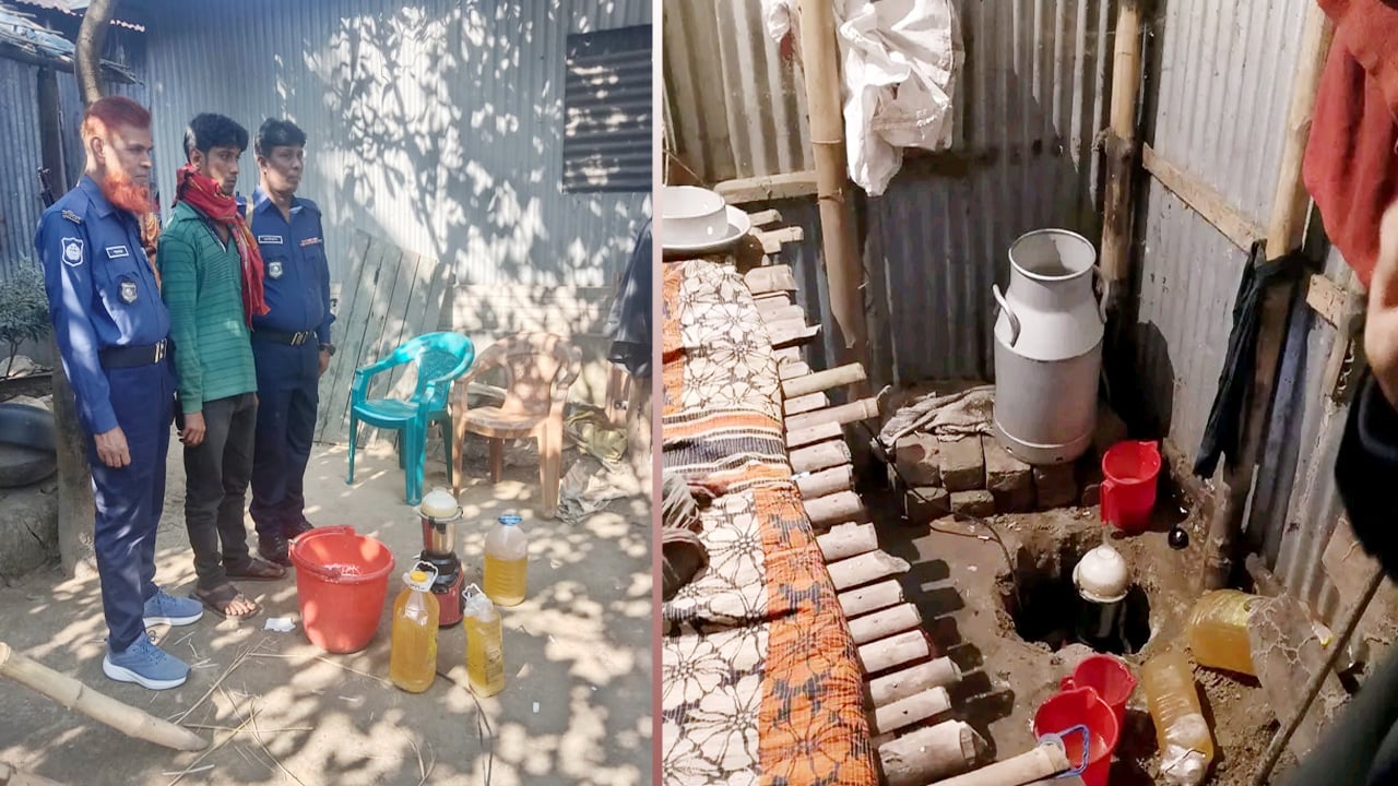 সয়াবিন তেল দিয়ে নকল দুধ বানাতেন মিজান