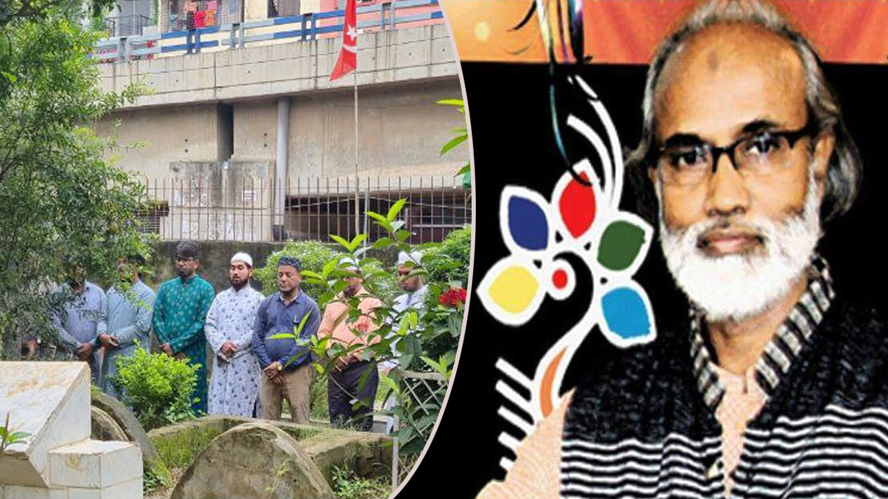 কবি মতিউর রহমানের মৃত্যুবার্ষিকীতে সাইমুম শিল্পীগোষ্ঠীর দোয়া