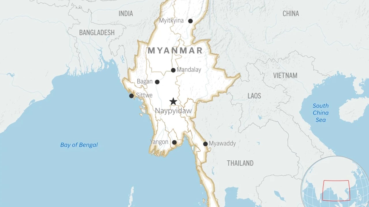 মিয়ানমারে শোকসভায় জান্তার বিমান হামলা, নিহত ২১