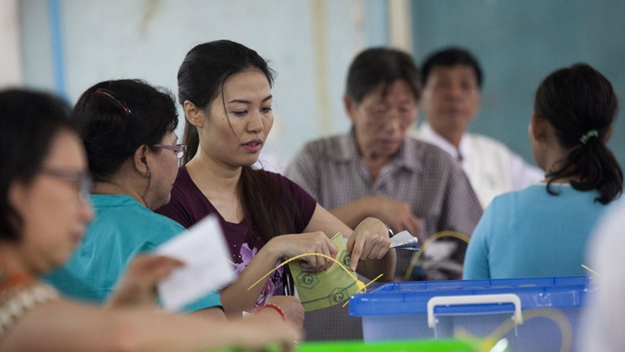 মিয়ানমারে সাধারণ নির্বাচনের প্রথম ধাপ সম্পন্ন