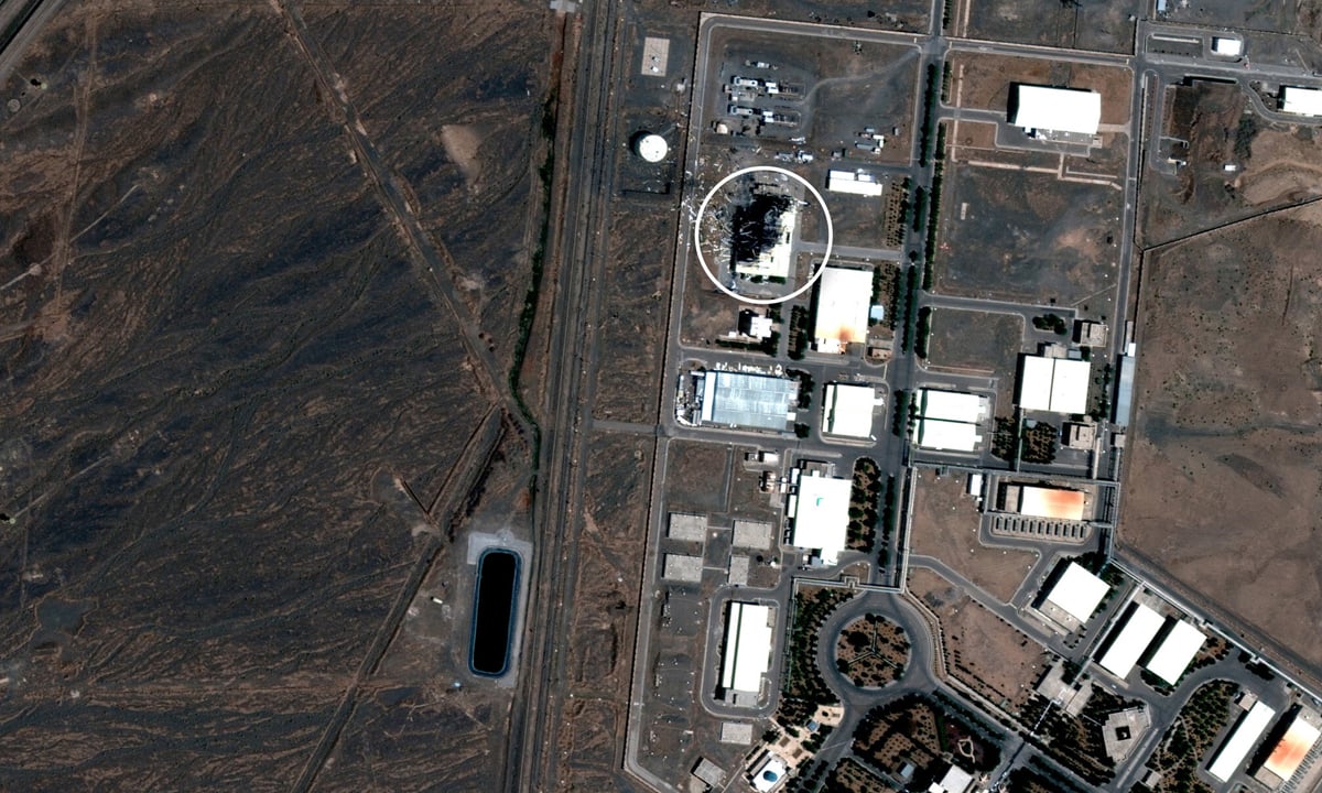 মার্কিন-ইসরাইলি হামলায় ইরানের নাতানজ পারমাণবিক স্থাপনা ক্ষতিগ্রস্ত