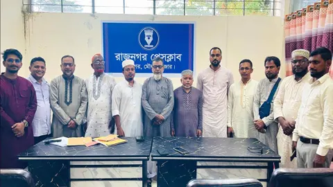 রাজনগর প্রেসক্লাবের দায়িত্বে আউয়াল-সোহেল
