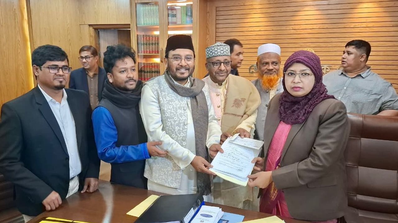 জামায়াত জোটের প্রার্থী এবি পার্টির মঞ্জুর মনোনয়নপত্র জমা