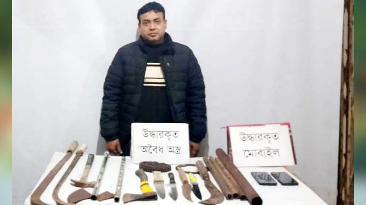 যৌথ বাহিনীর অভিযানে অস্ত্রসহ বিএনপি নেতা আটক