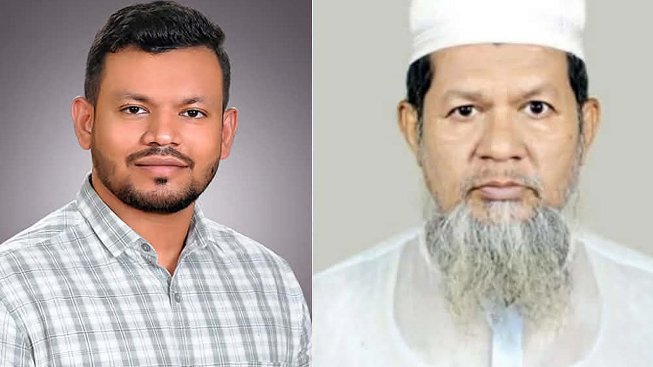 ছেলে শাপলা কলির প্রার্থী, বাবা ভোট চাইছেন ধানের শীষে