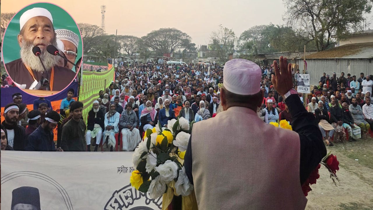 অস্ত্র নয়, ব্যালটেই ভবিষ্যৎ নির্ধারণের আহ্বান অধ্যাপক মুজিবুর রহমানের