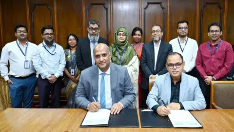 ওয়ান ব্যাংক ও বাংলাদেশ ব্যাংকের মধ্যে চুক্তি সই
