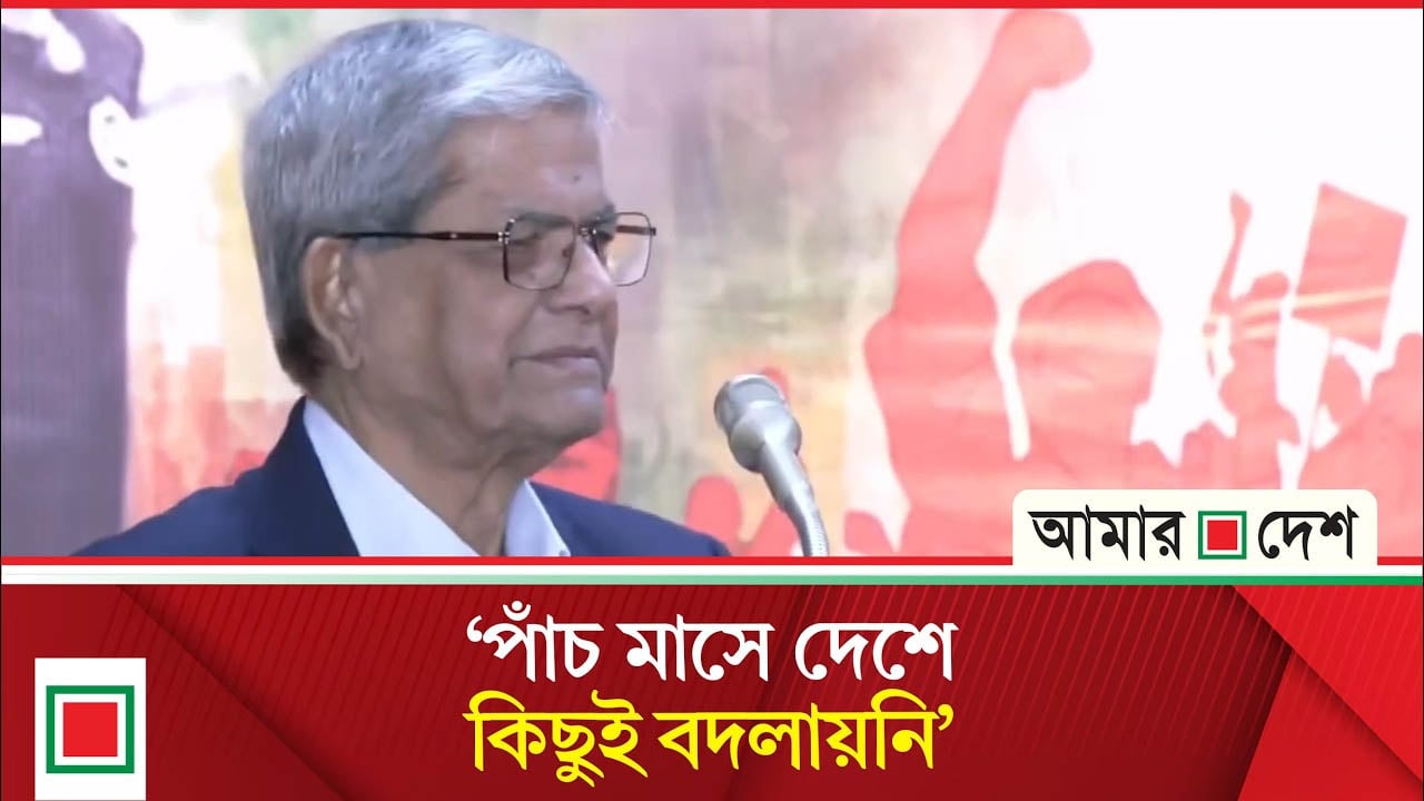 যারা আগে ঘুস খেত, তারা এখনো ঘুস খায়: মির্জা ফখরুল