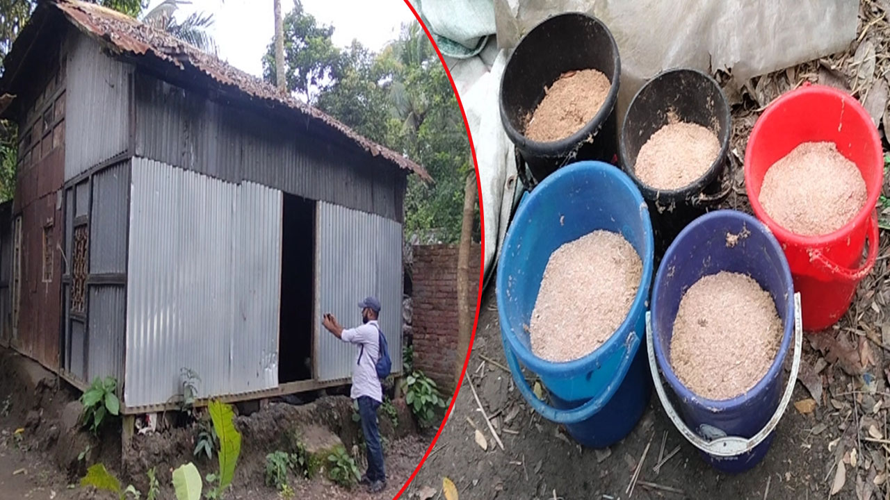 পরিত্যক্ত ঘর থেকে ৪০ ককটেল উদ্ধার