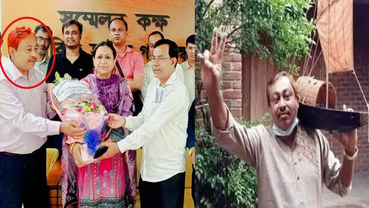 বিএনপির এমপিকে যুবলীগ নেতার ফুলেল শুভেচ্ছা, বিএনপিতে ক্ষোভ