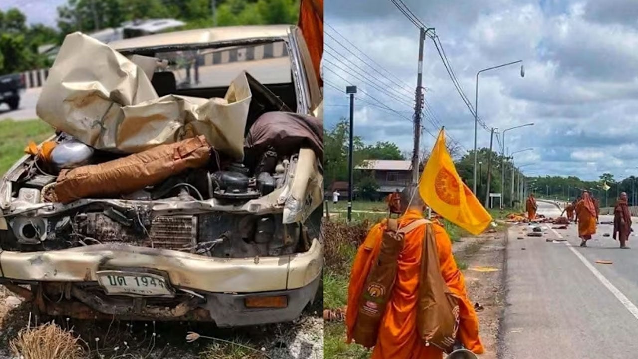 থাইল্যান্ডে শিশুর চালানো পিকআপের ধাক্কায় ৮ সন্ন্যাসী নিহত