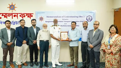 সামুদ্রিক খাতে সহযোগিতা জোরদারে বিএমইউ ও বিআইডব্লিউটিসির সমঝোতা স্বাক্ষর
