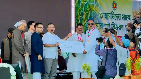 রাজশাহীতে আখচাষিদের প্রণোদনা তালিকায় বিএনপির এমপি চাঁদের নাম, বিতর্ক তুঙ্গে