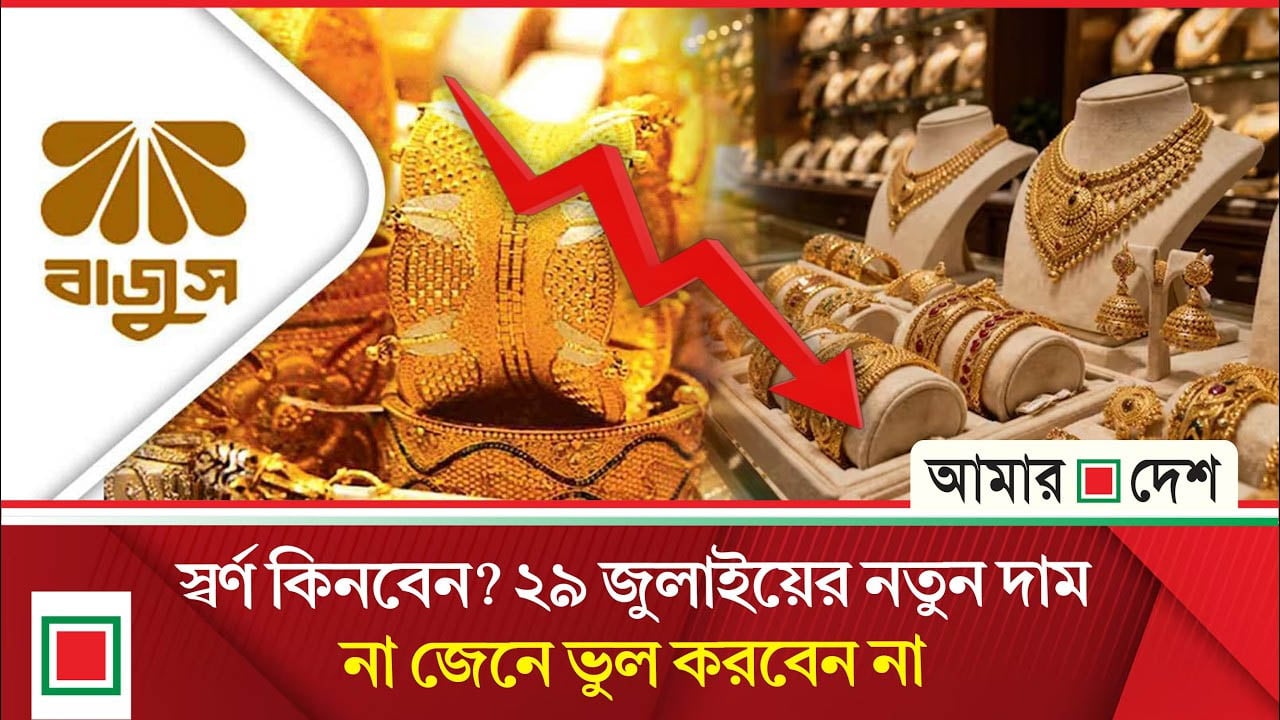 আবারও কমল স্বর্ণের দাম! আজ ২২ ক্যারেটের ভরি কত?

