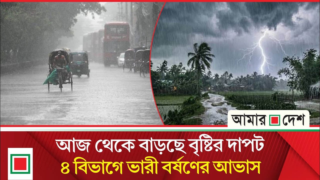 লঘুচাপের প্রভাবে সারাদেশে বাড়বে বৃষ্টি, কমবে তাপমাত্রা
