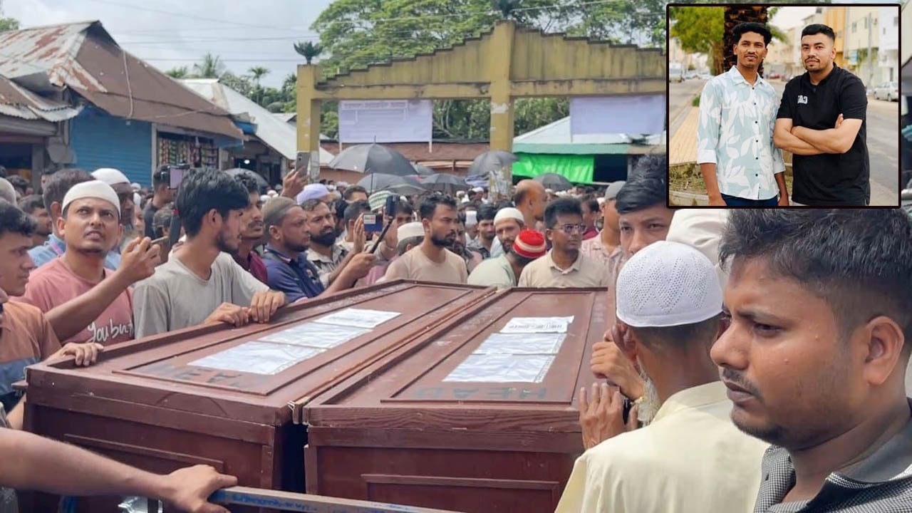 সৌদি আরবে সড়ক দুর্ঘটনায় নিহত দুই সহোদরের গ্রামের বাড়িতে দাফন