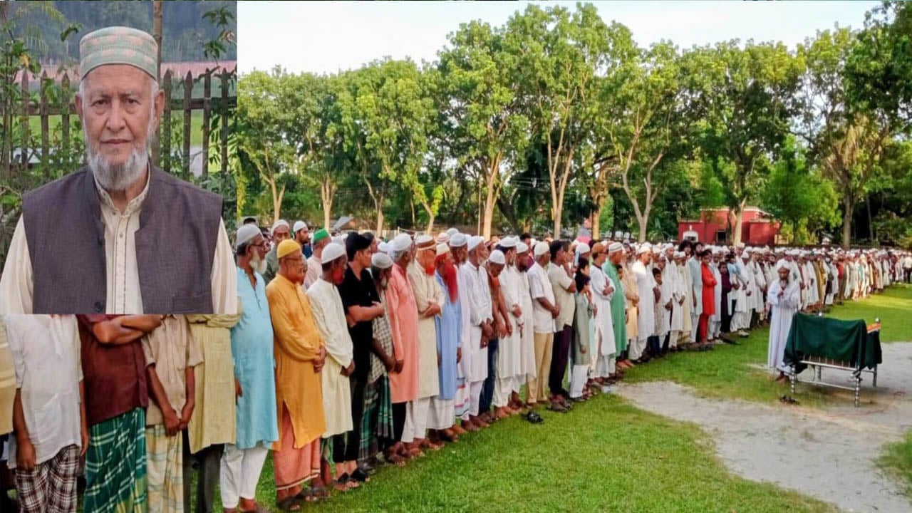 পার্বতীপুরে রাষ্ট্রীয় মর্যাদায় বীর মুক্তিযোদ্ধার দাফন সম্পন্ন