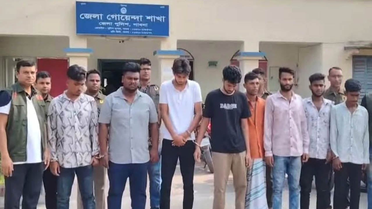 ঈশ্বরদীতে দুই কলেজ শিক্ষার্থী অপহরণের পর উদ্ধার, চক্রের ৮ সদস্য গ্রেপ্তার