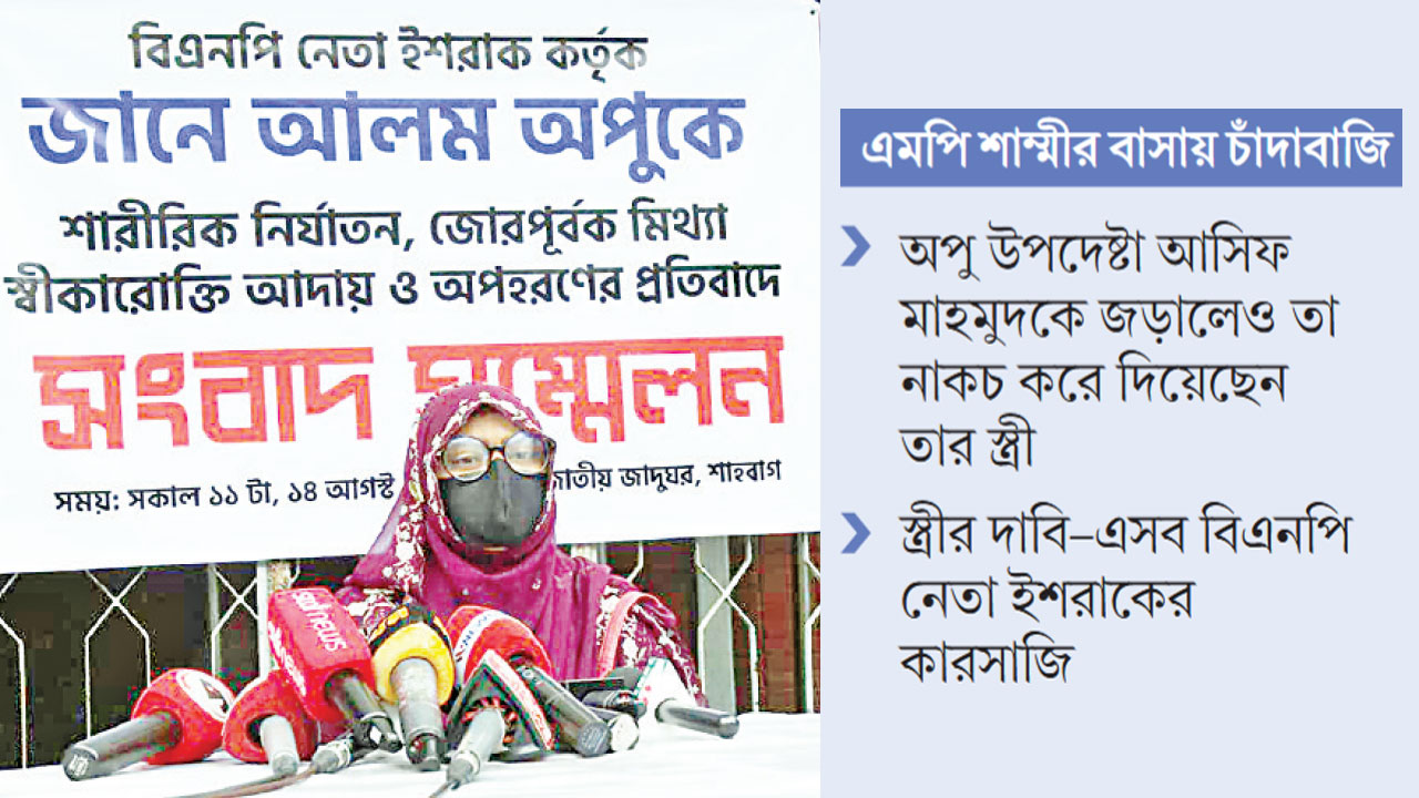 অপুর কথিত স্বীকারোক্তি নিয়ে চাঞ্চল্য, প্রশ্ন