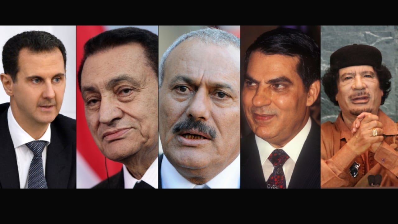 আরব বসন্তে পতিত রাষ্ট্রপ্রধানদের পরিণতি