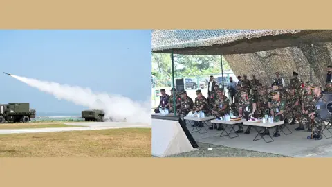 সেনাবাহিনীর এয়ার ডিফেন্স ফায়ারিং পরিদর্শন করলেন সেনাপ্রধান