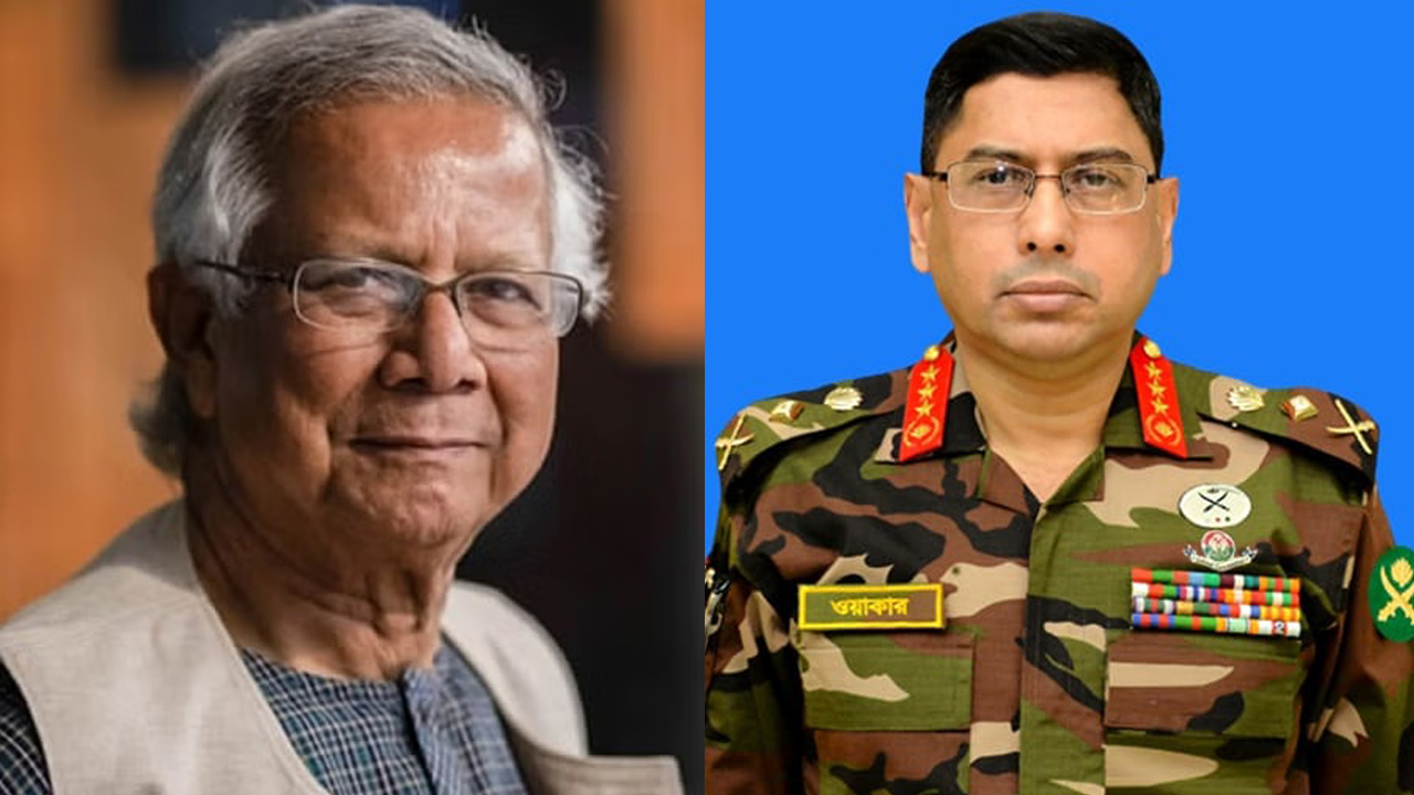 অন্তর্বর্তী সরকারকে পূর্ণ সহযোগিতার আশ্বাস সেনাপ্রধানের