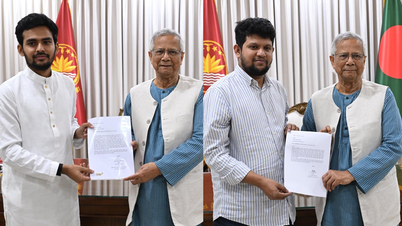 পদত্যাগ করলেন উপদেষ্টা আসিফ ও মাহফুজ