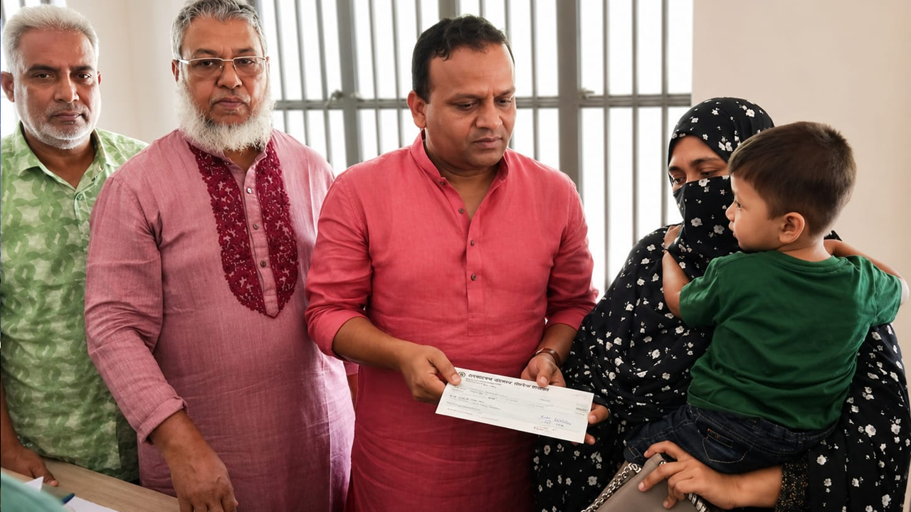 সদরঘাট লঞ্চ দুর্ঘটনায় নিহতদের পরিবারকে আর্থিক সহায়তা প্রদান