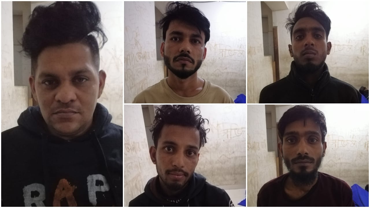 রাজধানীতে অস্ত্রসহ ৭ ছিনতাইকারী গ্রেপ্তার