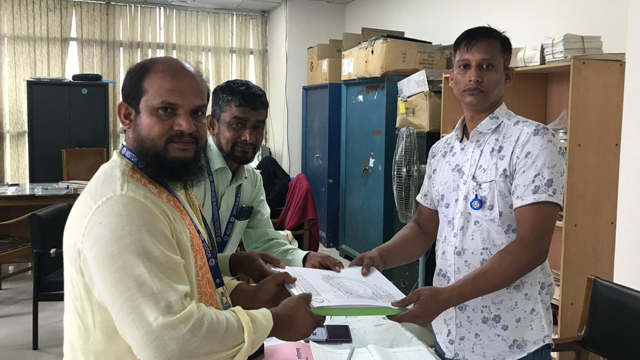 কলম প্রতীকে নিবন্ধন পেতে জাগ্রত পার্টির আবেদন